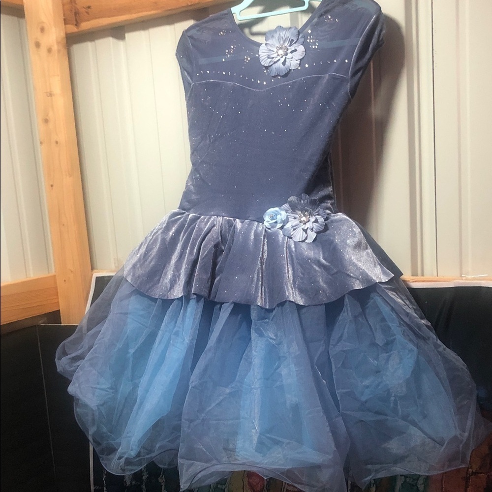 Weissman Shimmering Blue Dance Costume